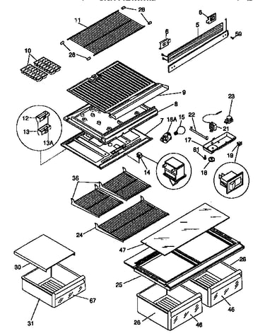 Shelves and accessories