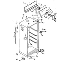 Kenmore 2539337001 cabinet parts diagram