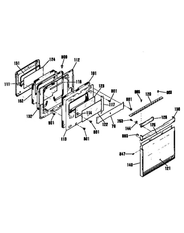 Door section