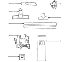 Eureka 9876A/AT attachment parts diagram