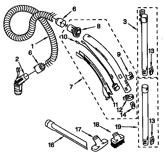 HOSE AND ATTACHMENTS