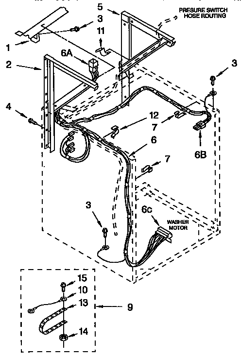 Dryer support and washer