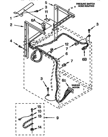 Dryer support and washer