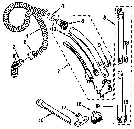 HOSE AND ATTACHMENTS