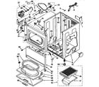 Kenmore 11097595400 cabinet diagram