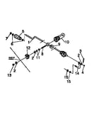 Chute control rod assembly