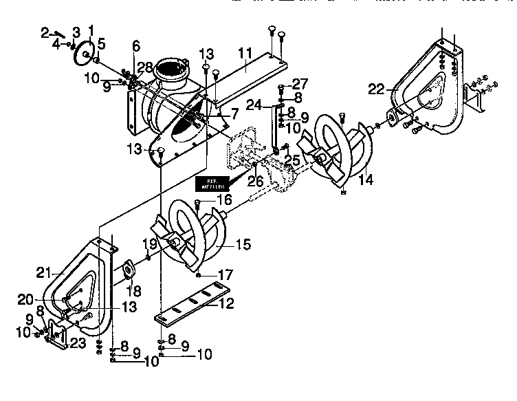 Auger housing