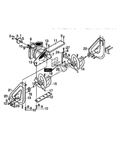 Auger housing