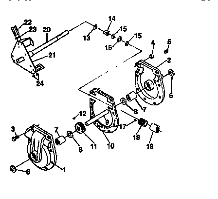 Gear case assembly