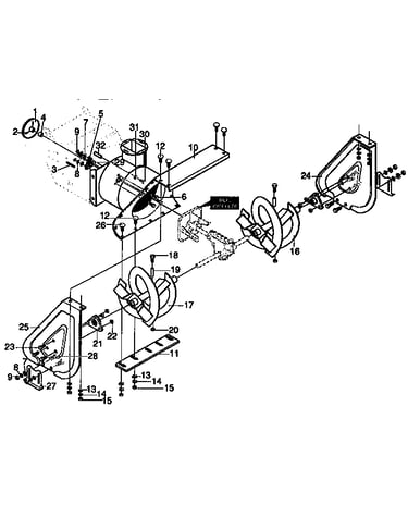 Auger housing repair