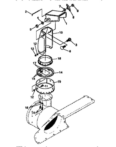 Discharge chute repair