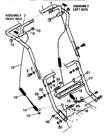 Handle assembly repair