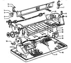 Olivetti JP150 roller assembly diagram