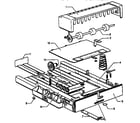 Olivetti JP150 cover and plate assembly diagram