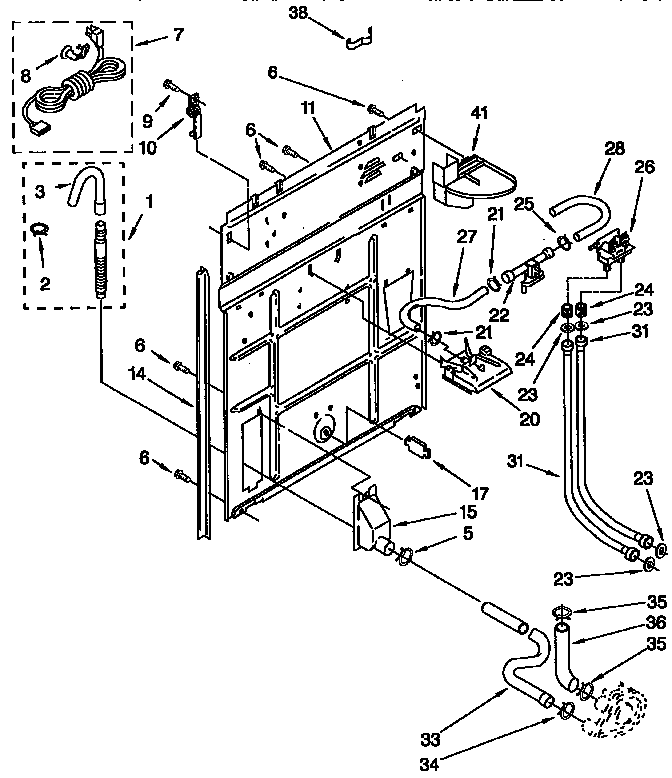 Rear panel