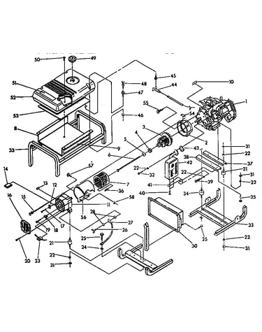 Cradle and stator assembly