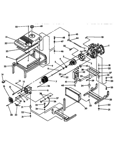 Cradle and stator assembly