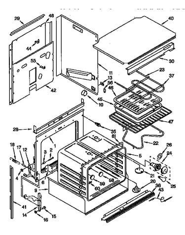 Upper oven