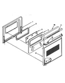 Lower oven door
