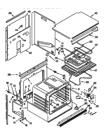 Upper oven