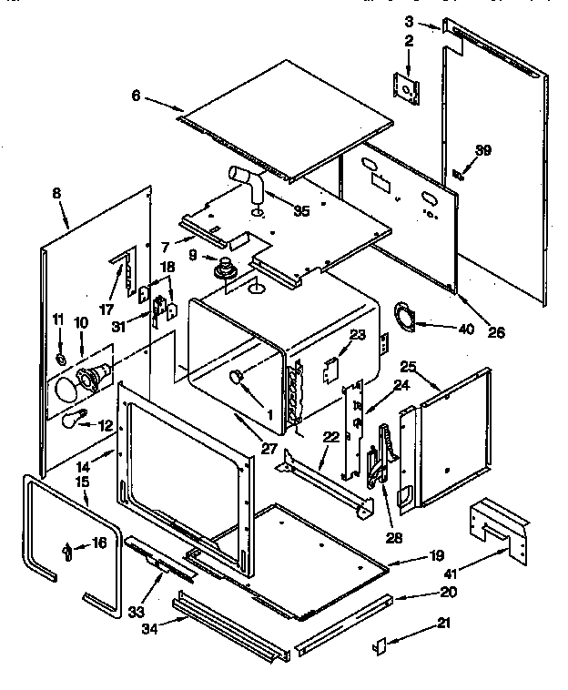 Upper oven