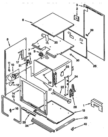 Upper oven