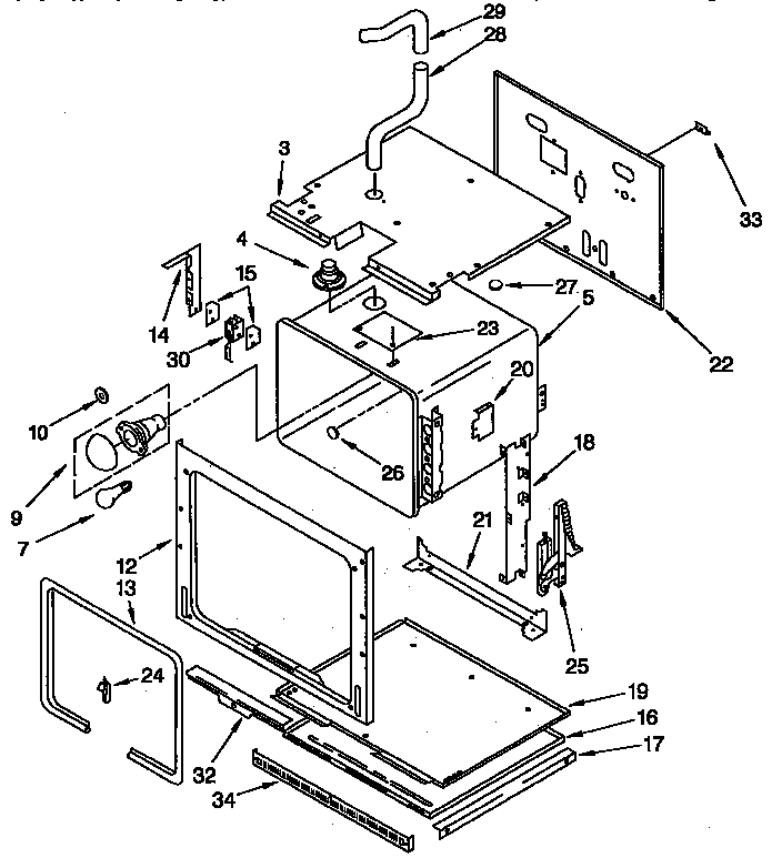 Lower oven