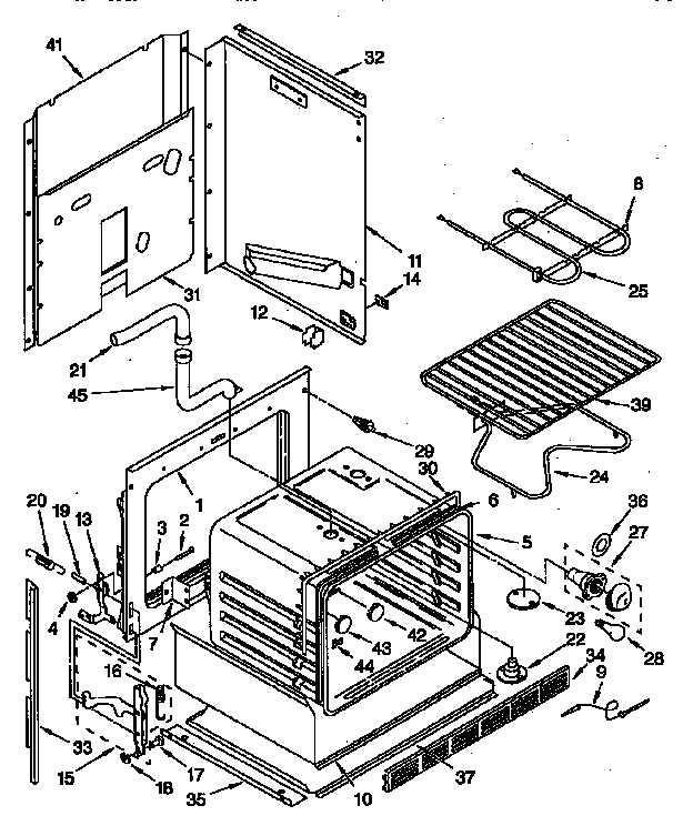 Lower oven