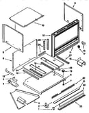 Microwave cabinet and air flow