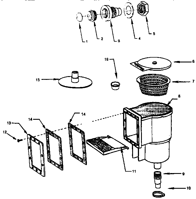 Swimming pool skimmer