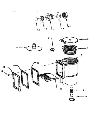 Swimming pool skimmer