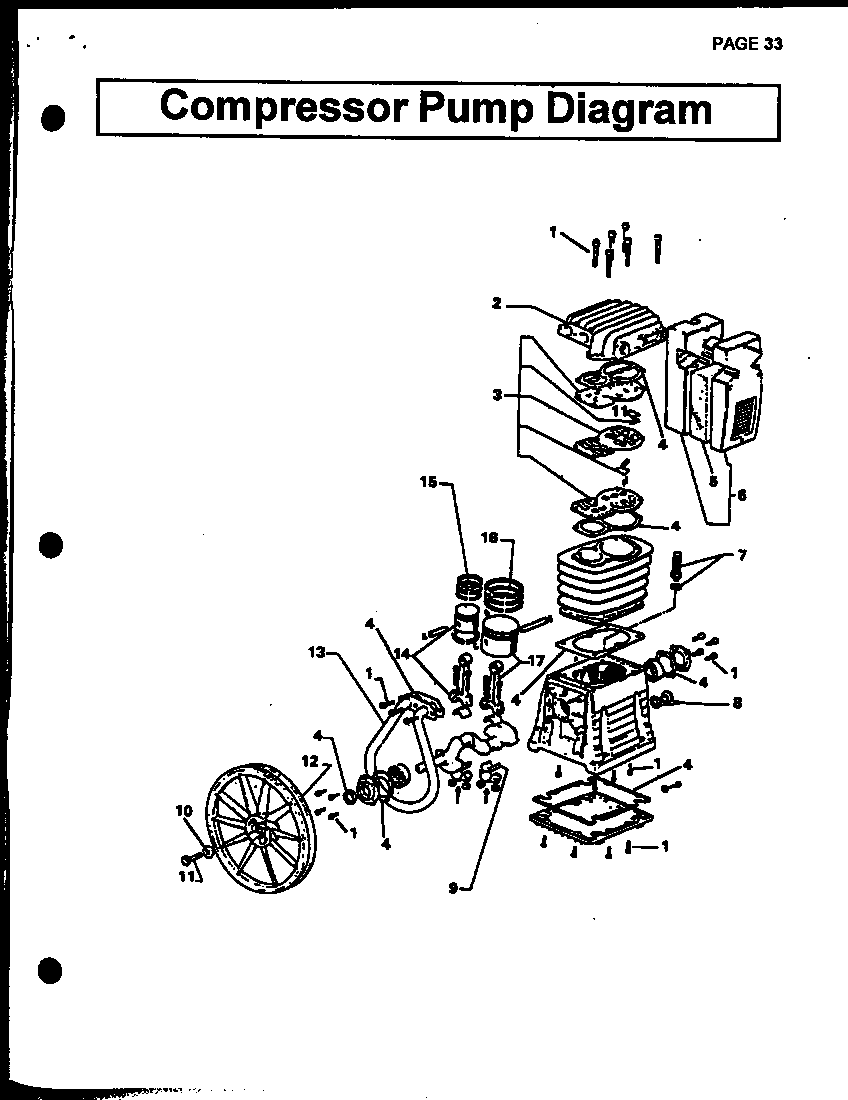 Compressor pump diagram