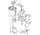 Craftsman 225581507 swivel bracket and driveshaft housing diagram