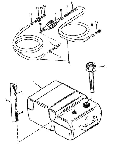 Fuel tank and line