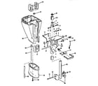 Craftsman 225581997 swivel bracket and driveshaft housing diagram