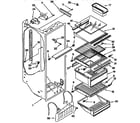 Kenmore 1069532512 refrigerator liner diagram