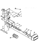 Motor and ice container