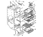 Kenmore 1069542812 refrigerator liner diagram