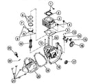 Craftsman 315742260 cylinder and crankcase assembly diagram