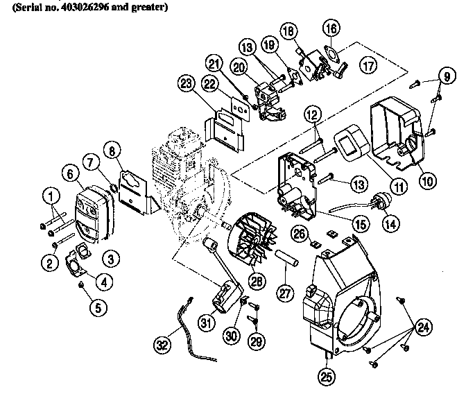 CARBURETOR AND MUFFLER ASSEMBLIES