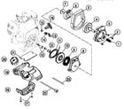 Craftsman 315742260 clutch, starter module and fuel tank assemblies diagram