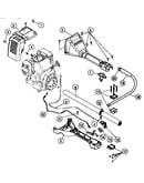 Handle and upper boom assembly