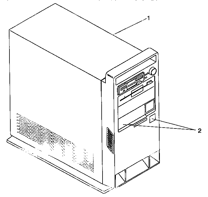 SYSTEM UNIT-EXTERIOR (2168A)