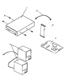 Speakers and cd-rom drive