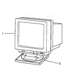 Display and power cord (2133a, 2155a, 2168)