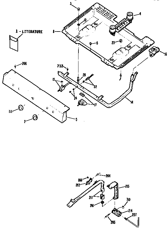 Burner section
