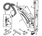 Kenmore 1162345090 hose and attachment diagram