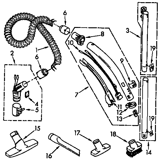 Hose and attachment