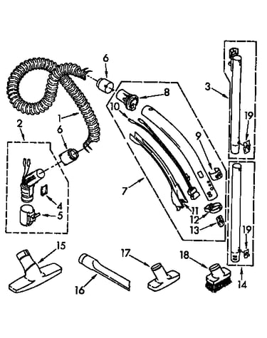 Hose and attachment