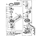 Kenmore 6651674991 pump and motor diagram